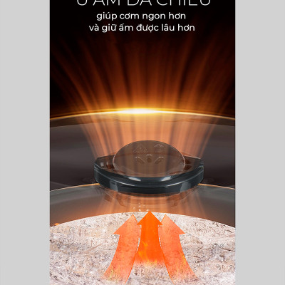 Nồi Cơm Điện HAMM HRC-1804 (1.8 lít) - Hàng Chính Hãng