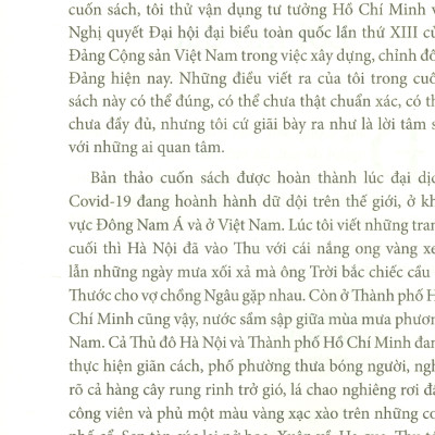 Xây Dựng, Chỉnh Đốn Đảng Theo Sự Chỉ Dẫn Của Tư Tưởng Hồ Chí Minh