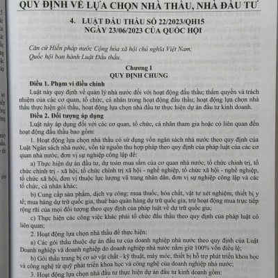 Sách Luật Đấu Thầu sửa đổi bổ sung năm 2025 – Những Điểm Mới Về Luật Đấu Thầu sửa đổi (V2604D)