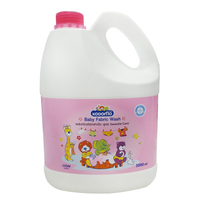 Dung dịch giặt xả KoDoMo 3000ml - cho bé sơ sinh an toàn khi sử dụng
