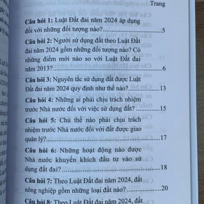 200 câu hỏi và trả lời về Luật Đất đai năm 2024
