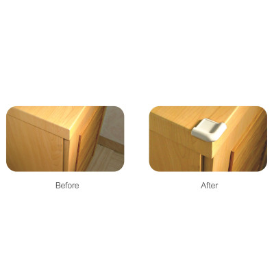 BỘ 4 NÚT NHỰA CHẶN GÓC BÀN AN TOÀN CHO BÉ KUKU - KU5356