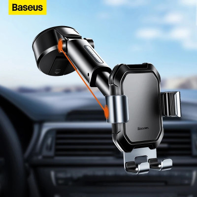 Giá đỡ điện thoại Baseus Tank Gravity Car Mount Holder with Suction Base SUYL - Hàng chính hãng