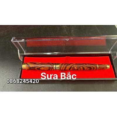 Bút bi viết bằng gỗ sưa bắc đẹp long lanh 