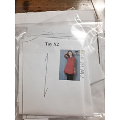 Rập giấy BA03 - rập đầm bầu tay chuông (BẢN VẼ)