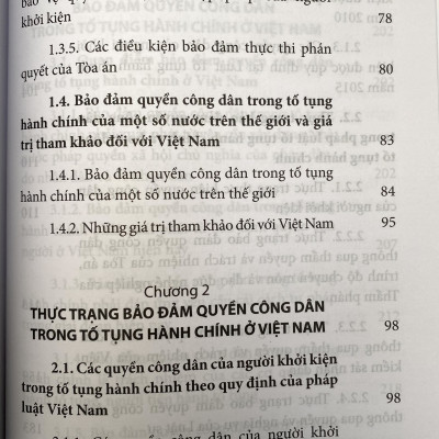 Bảo Đảm Quyền Công Dân Trong Tố Tụng Hành Chính