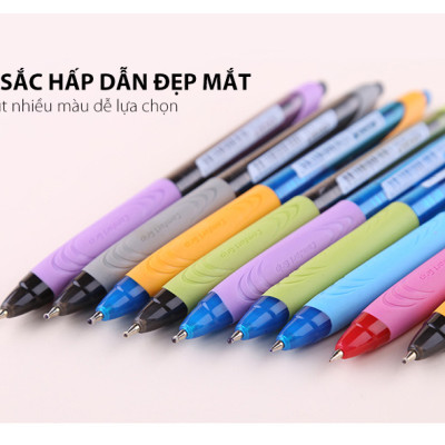 Hộp Bút bi STABILO Performer+ BP328 - Hộp 10 bút xanh 0.5mm + Bút xóa CPS88 (BP328XF/10-BU+)