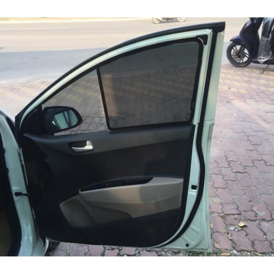 Bộ chắn nắng cao cấp theo xe dành cho HUYNDAI GRAND I10 HATBACK/SEDAN hút nam châm