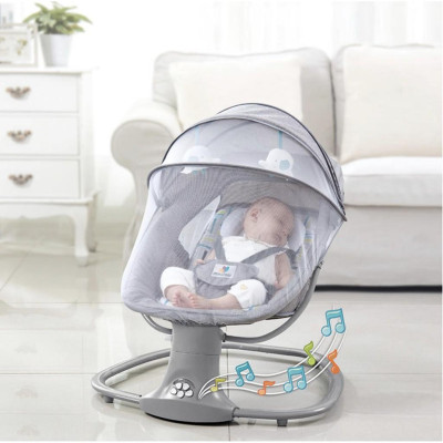 Nôi ru ngủ thư giãn kết hợp ghế ngồi đọc sách cho bé nhạc trắng Mastela 8104/8106 - điều khiển từ xa - kết hợp Bluetooth