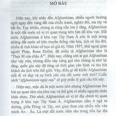 Afghanistan Ngày Nay