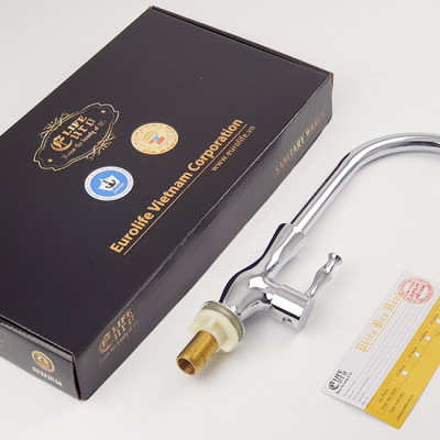 Vòi rửa chén lạnh Eurolife EL-RC03 (Trắng bạc)