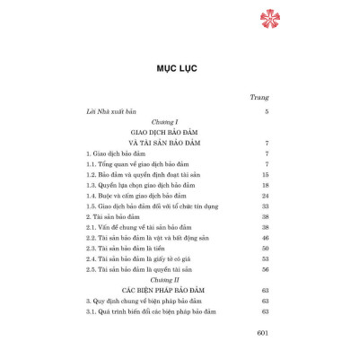 9 Biện Pháp Bảo Đảm Nghĩa Vụ Hợp Đồng (Quy Định, Thực Tế Và Thiết Kế Giao Dịch Theo Bộ Luật Dân Sự Hiện Hành) - (Tái bản lần thứ 3, có sửa chữa, bổ sung) 
