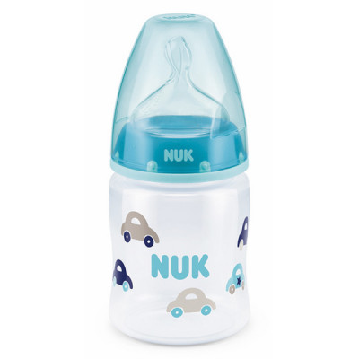 Bình Sữa Nhựa PP 150ml Núm Ti Silicone S1 Nuk NU66132 (Size M) - Màu Ngẫu Nhiên