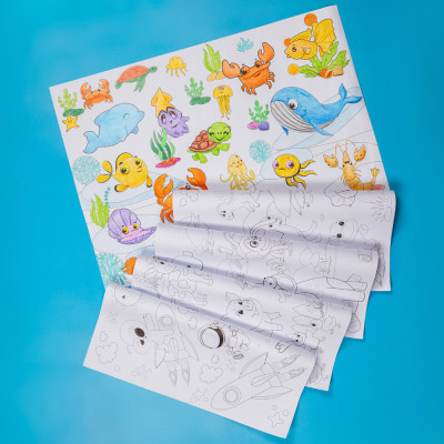 Tranh cuộn tô màu DIY Thiên Long Colokit CRO-C001