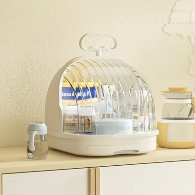 kệ khay úp ly úp sữa có nắp đậy và khay hứng nước hàng mới nhất cao cấp