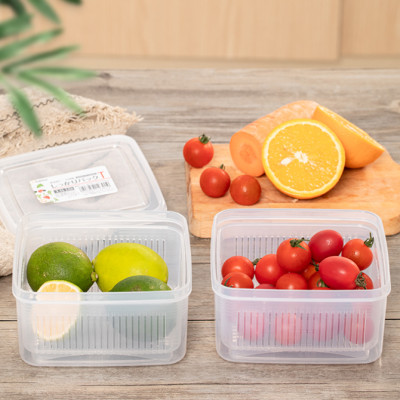 Bộ 3 hộp đựng thực phẩm Nakaya 1100ml vuông - nội địa Nhật Bản