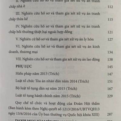 Cẩm nang pháp luật và nghiệp vụ dành cho Hội thẩm trong xét xử các vụ án dân sự