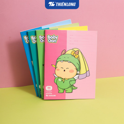 Tập học sinh 96 trang 4 ô ly vuông 2mm 100gsm NB-124 Thiên Long - Mẫu ngẫu nhiên