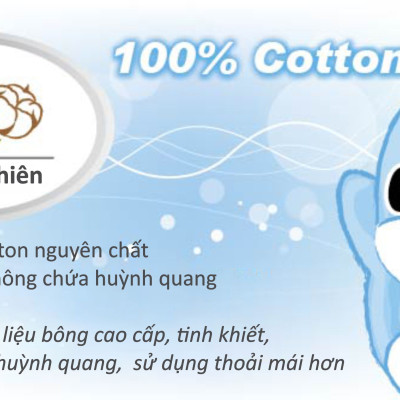 TĂM BÔNG VỆ SINH CHO BÉ KUKU KU1106 - 200 CÁI ( ĐẦU XOẮN )
