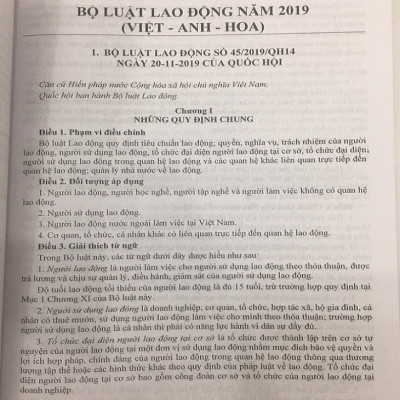 Bộ Luật Lao Động - Labor Code -   Chính Sách Tăng Lương, Hệ Thống Thang Bảng Lương 2020