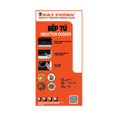 Bếp Điện Từ Đơn Kèm Nồi Lẩu Inox Đạt Tường DTBT-03 - Hàng Chính Hãng