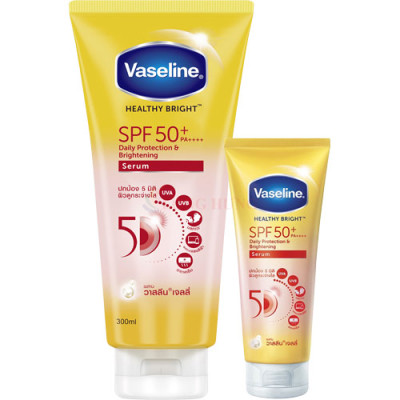 Tinh chất dưỡng thể chống nắng Vaseline Healthy Bright SPF 50+ PA++++ (30ml/70ml/300ml) - Hàng chính hãng