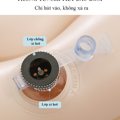 Nệm giường hơi cho xe ô tô, xe hơi 5, 7 chỗ cao cấp, tiện dụng có thành chắn an toàn cho trẻ nhỏ kèm theo bơm điện 12V