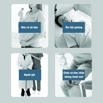 Bồn Cầu Di Động Ghế Đi Vệ Sinh Trong Nhà Chính Hãng Có Chân Đế Chống Trơn Trượt