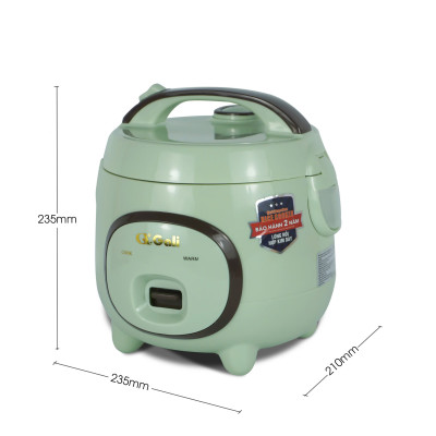 [Chính hãng] Nồi cơm điện GALI GL-1708 0.8 lít. Thiết kế nhỏ gọn, hiện đại, hàng nhập khẩu chất luọng cao, bảo hành 24 tháng.
