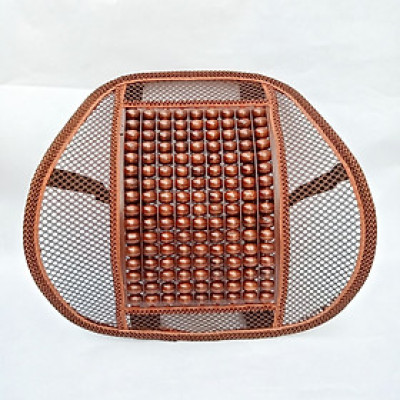 Tấm tựa lưng ghế ô tô ghế văn phòng chống mỏi lưng hạt gỗ mát sa