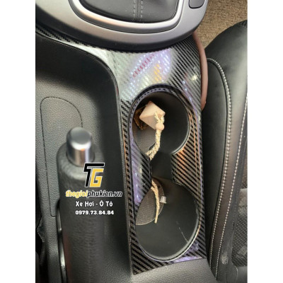 Ốp nội thất Kia Seltos 5 chi tiết vân Carbon