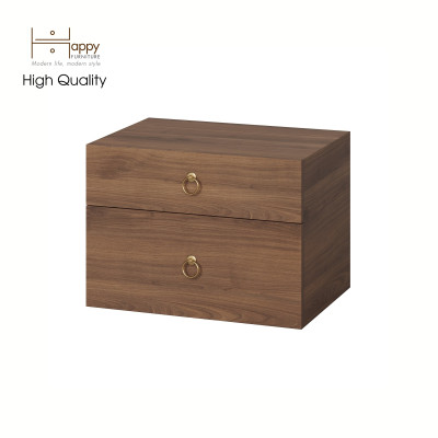 [Happy Home Furniture] WESLEY, Táp đầu giường - 2 hộc kéo ,  56cm x 40cm x 40cm ( DxRxC), THK_049