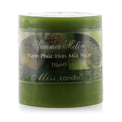 Set 3 Nến thơm trụ tròn D5H5 Miss Candle EDC0504 (5 x 5 cm)
