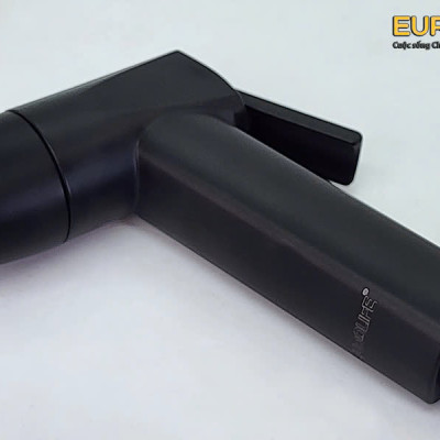 Bộ xịt vệ sinh 2 chế độ chảy, khóa thông minh Eurolife EL-X14 ( 2 màu lựa chọn : Đen mờ và mạ Crôm)
