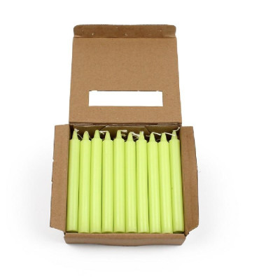 Hộp 30 nến taper Eden Candle FTRAMART EDC2324 cao 11 cm (Xanh mạ non)