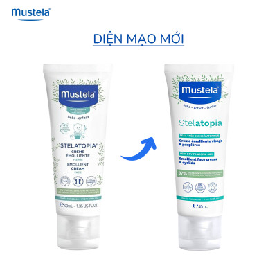 Kem Dưỡng Da Mặt Cho Trẻ Sơ Sinh Và Em Bé Da Chàm Thể Tạng Mustela (40ml)