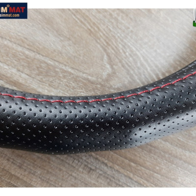 Bọc vô lăng cao cấp Acura chất liệu da thật 100%, khâu tay thủ công size M phù hợp các loại xe nhãn hiệu Macsim mã 8990