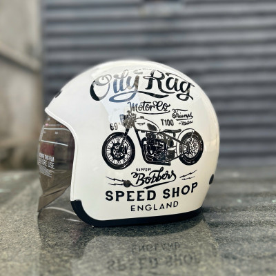 Mũ bảo hiểm xe máy 3/4 Royal M139 kính âm màu tem đa dạng nhiều size cho nam nữ