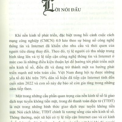 Phát Triển Dịch Vụ Thanh Toán Điện Tử Ở Việt Nam Trong Bối Cảnh Mới - Viện Kinh Tế Việt Nam - TS. Nguyễn Thị Tố Quyên (Chủ biên)