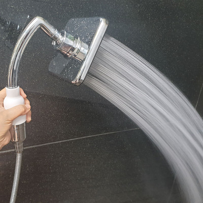 Tay sen siêu tăng áp mặt vuông, lõi lọc Vitamin C Eurolife EL-H145 (Trắng bạc)