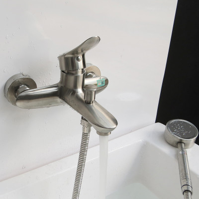 Bộ vòi sen nóng lạnh Inox SUS 304 Eurolife EL-ORCHID 01-1 (Trắng vàng)