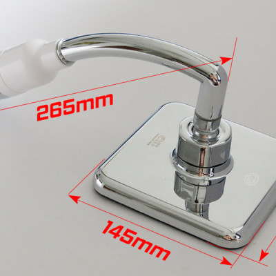 Tay sen siêu tăng áp mặt vuông, lõi lọc Vitamin C Eurolife EL-H145 (Trắng bạc)