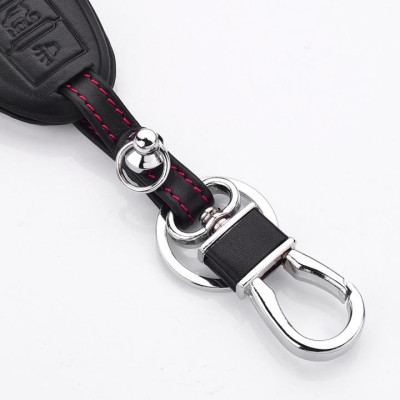 Bao da chìa khóa, da thật 4D, ốp da chìa khóa xe ô tô DÀNH RIÊNG CHO xe Nissan Navara, Nissan Xtrail