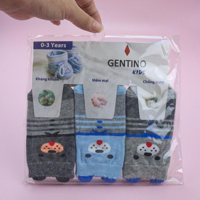 Combo Tất Chống Trượt Cho Bé 0-3 Tuổi LUPERI GT29 chất liệu cotton siêu mềm thấm hút mồ hôi kháng khuẩn an toàn cho da