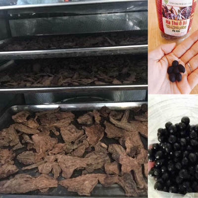 Hà thủ ô đỏ MẸ KEN hũ 500gr loại viên mật ong rừng - tặng 1 chai mẫu thử tinh dầu tràm gió nguyên chất MẸ KEN