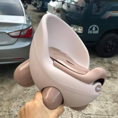 Bô Ghế Vệ Sinh Cho Bé Hokori 5458 Có Tựa Lưng Cao Cấp - giao màu ngẫu nhiên