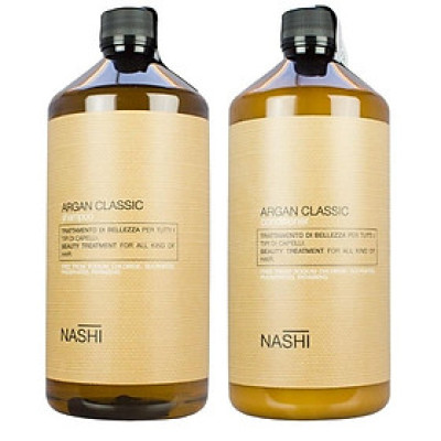 Cặp dầu gội xả siêu mượt Nashi Argan Classic Shampoo and Conditioner 1000ml