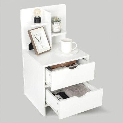 Kệ gỗ đầu giường phong cách hiện đại SMLIFE Nittin