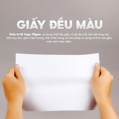 Giấy Photo A4 IK Copy 70 gsm (500 Tờ)