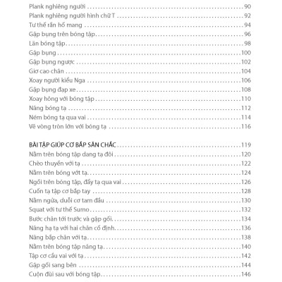 70 Bài Tập Cải Thiện Vóc Dáng Tăng Sự Dẻo Dai (Bản in màu)